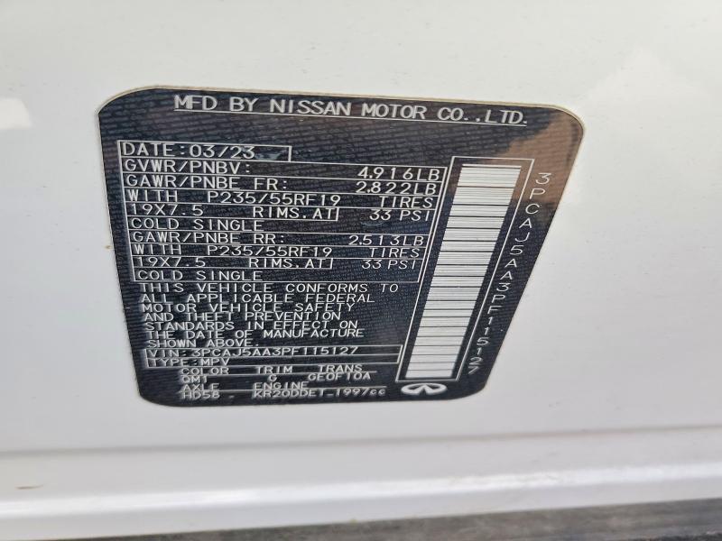 2023 Infiniti Qx50 Pure