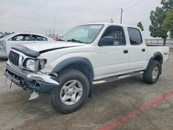 Salvage trucks for sale at Rancho Cucamonga, CA auction: 2002 Toyota Tacoma Prerunner V6