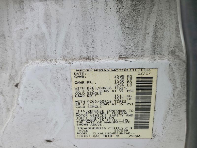 2018 Nissan Frontier SV