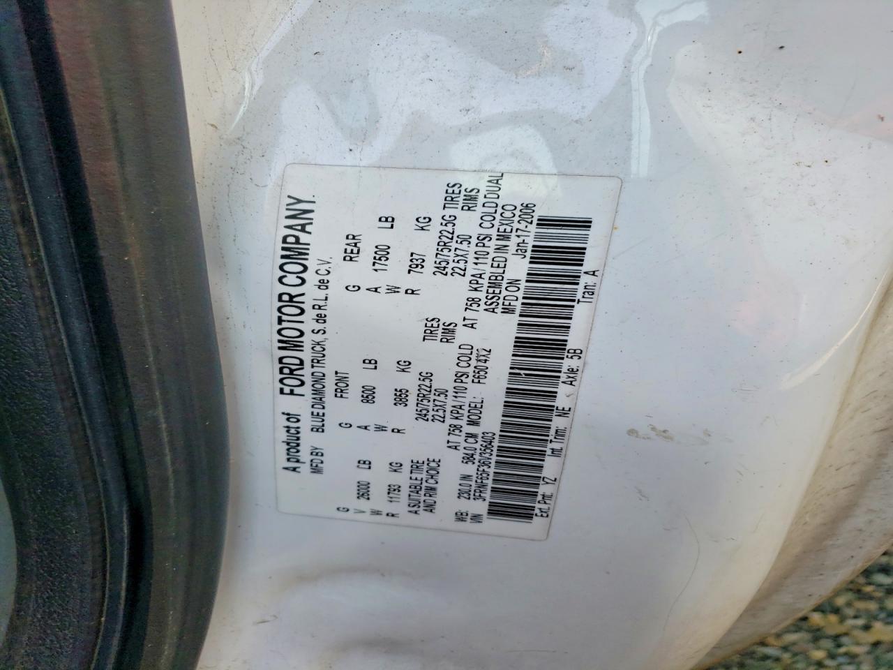 2006 Ford F650 Super Duty Refrigerated BOX Truck