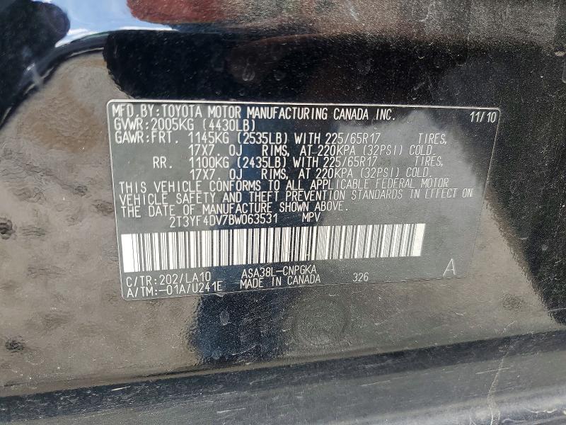 2011 Toyota Rav4 Limited