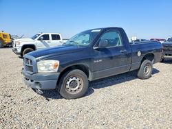 Salvage trucks for sale at Amarillo, TX auction: 2008 Dodge RAM 1500 ST