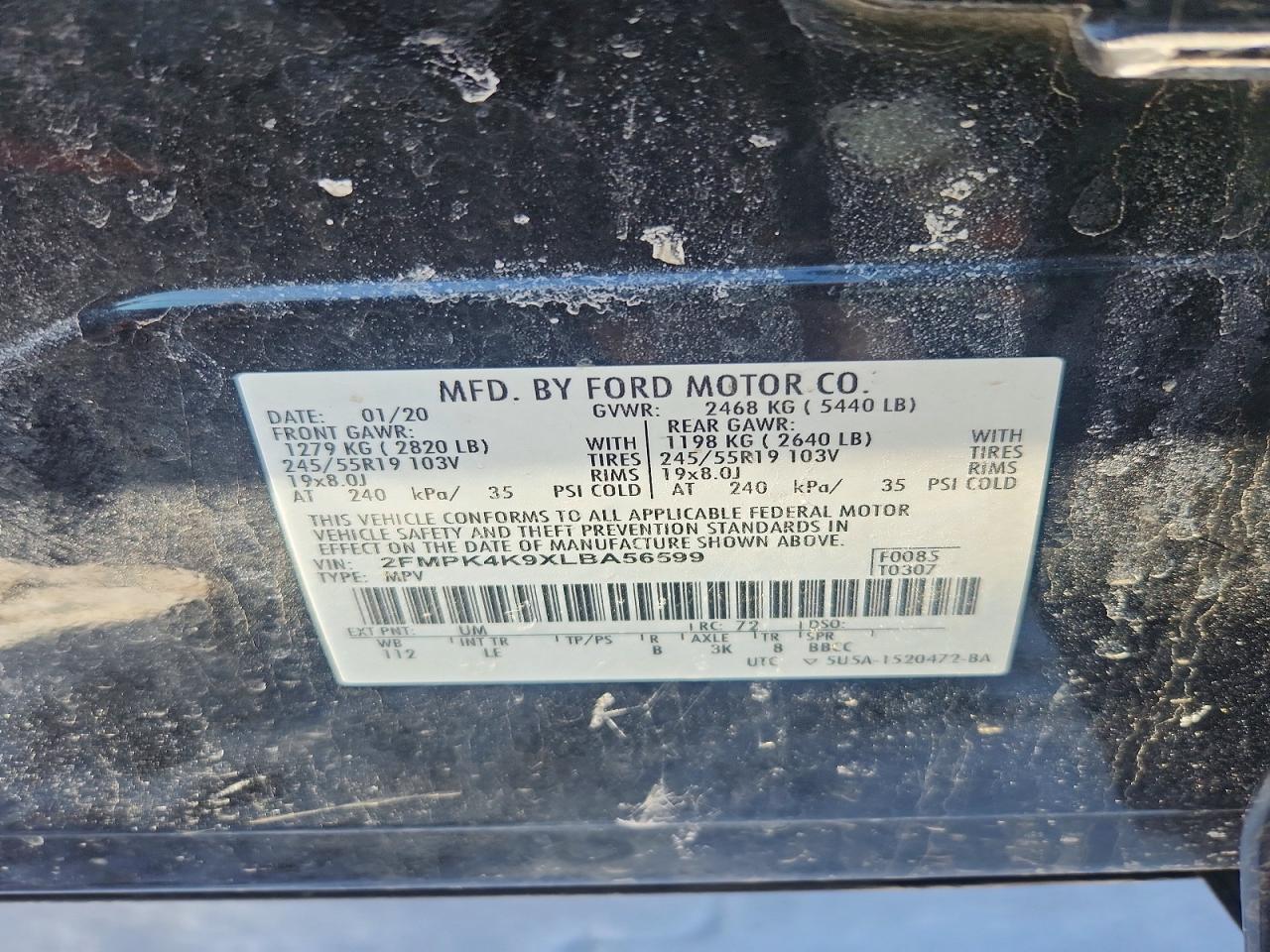 2020 Ford Edge Titanium