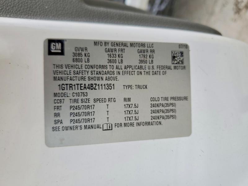 2011 GMC Sierra C1500