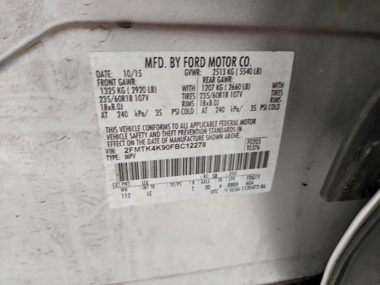 2015 Ford Edge Titanium