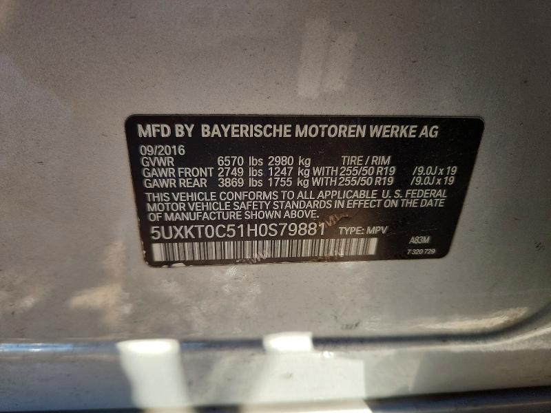 2017 BMW X5 Xdrive4