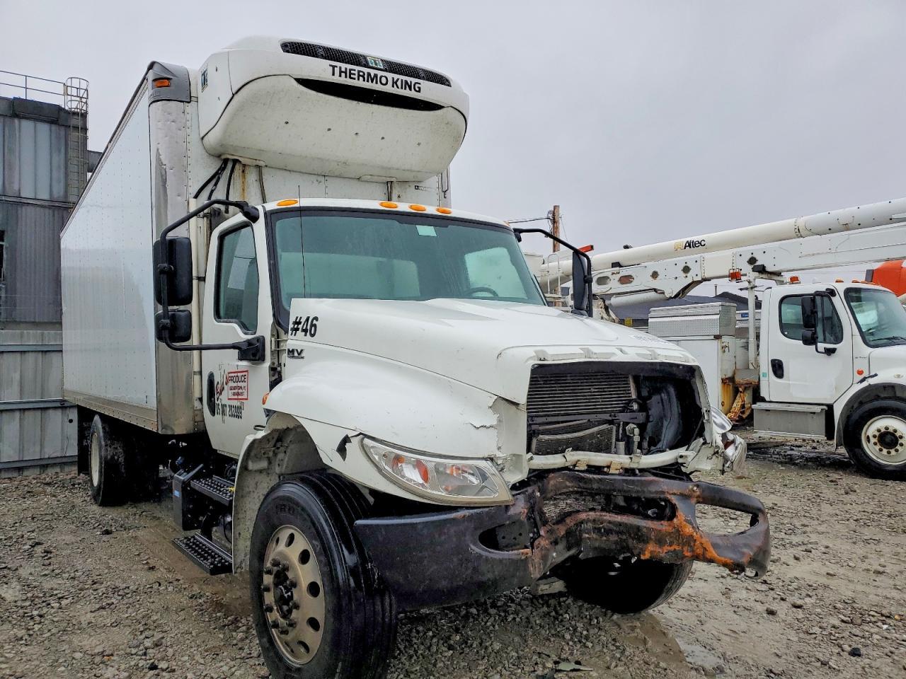 2022 International MV607 Refrigerated BOX Truck