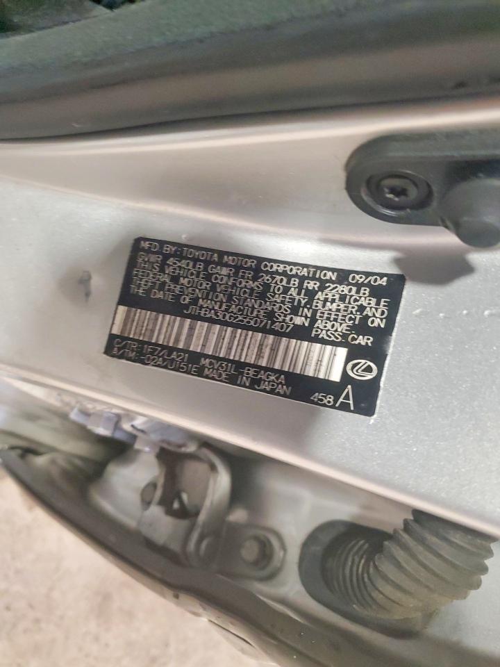 2005 Lexus Es 330 Base