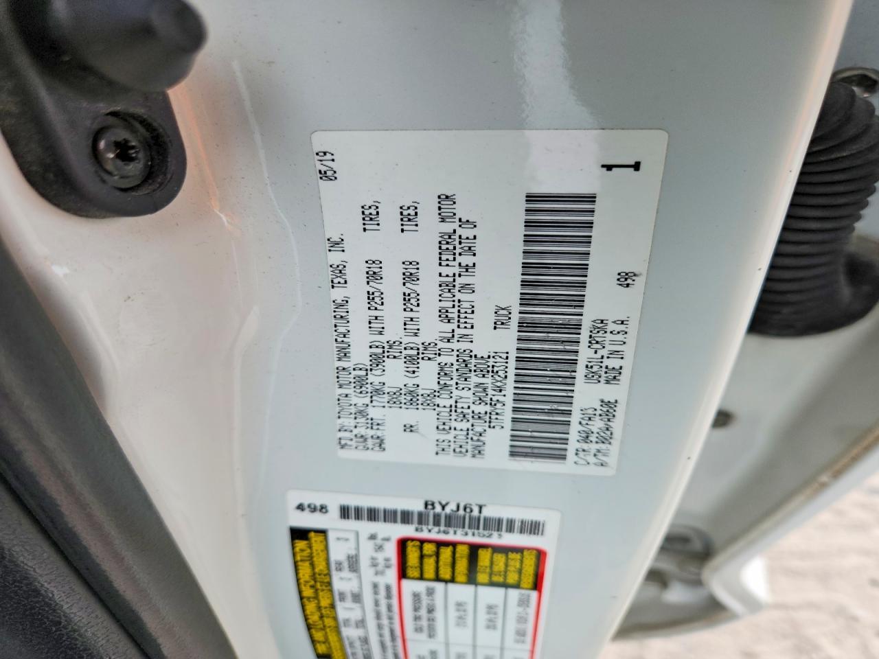 2019 Toyota Tundra SR