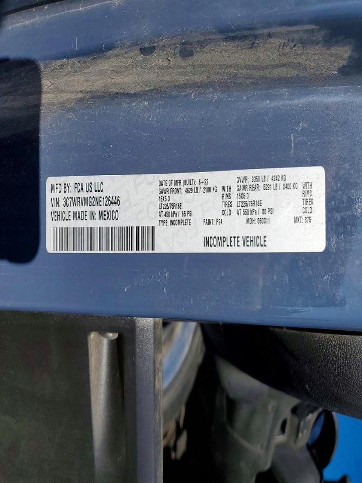 2022 Dodge RAM Promaster 3500 Delivery Truck
