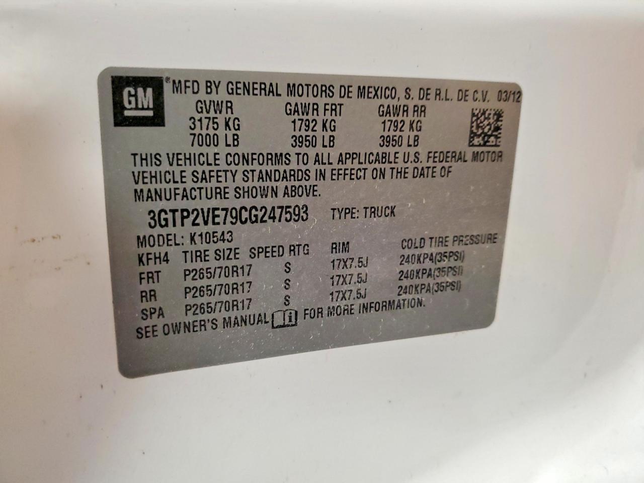 2012 GMC Sierra K1500 SLE