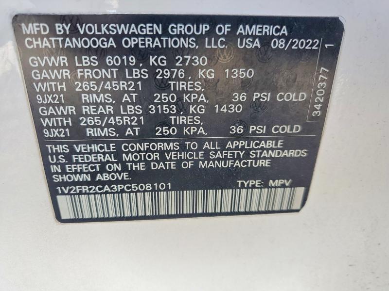 2023 Volkswagen Atlas sel Premium R-line