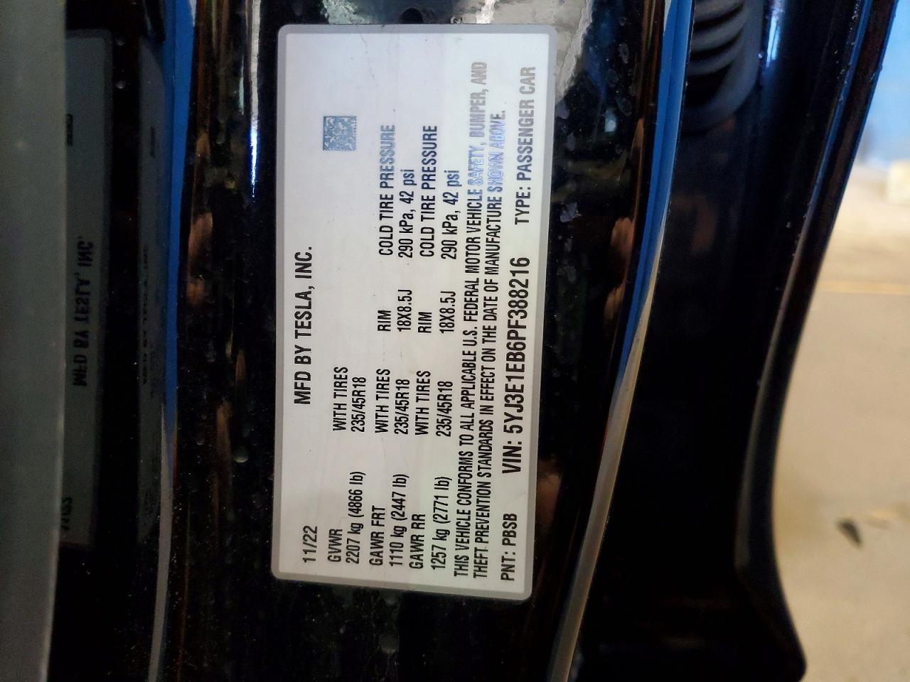 2023 Tesla Model 3