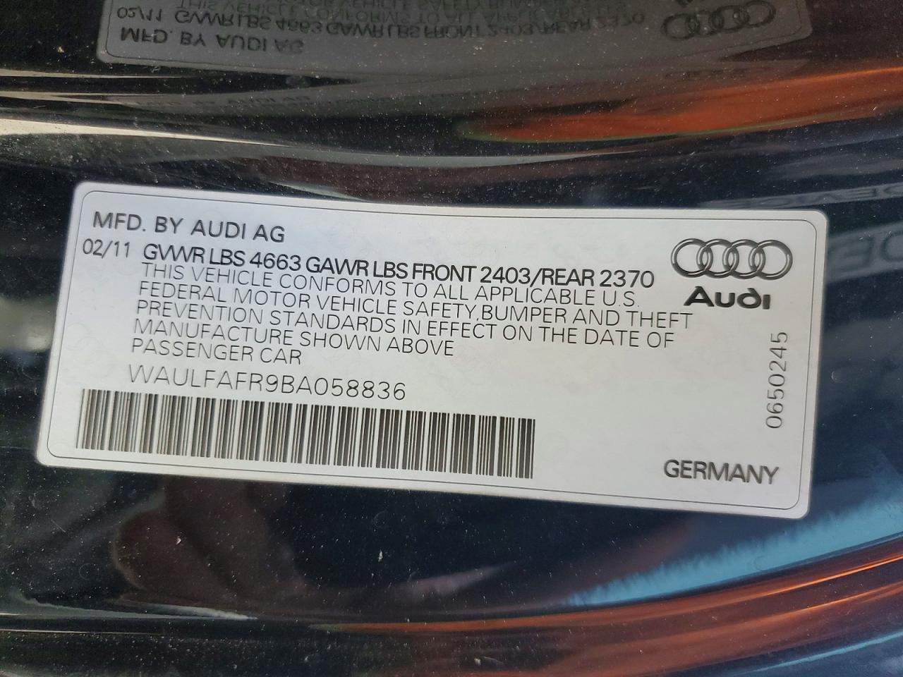 2011 Audi A5 Premium Plus