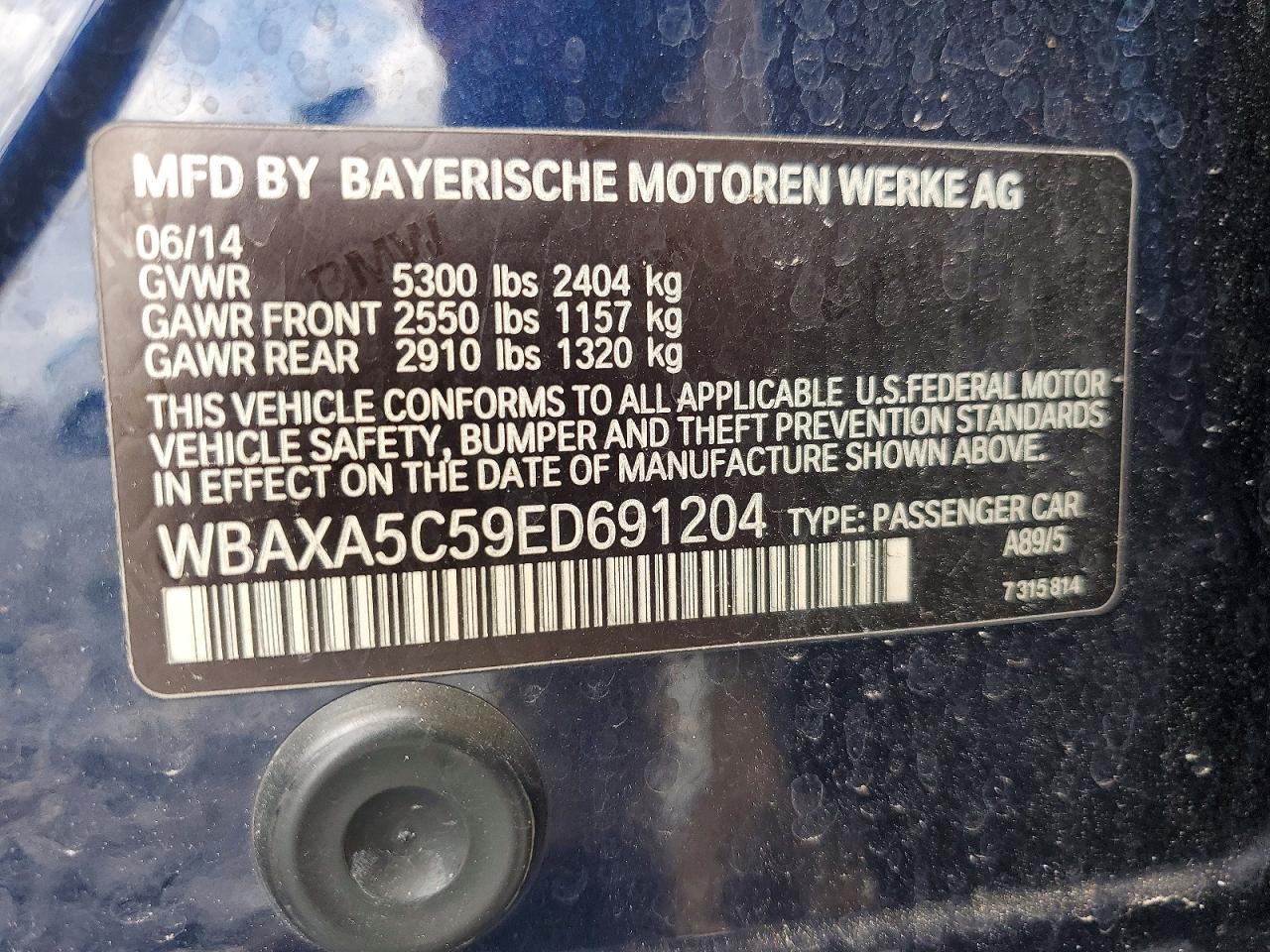 2014 BMW 535 d