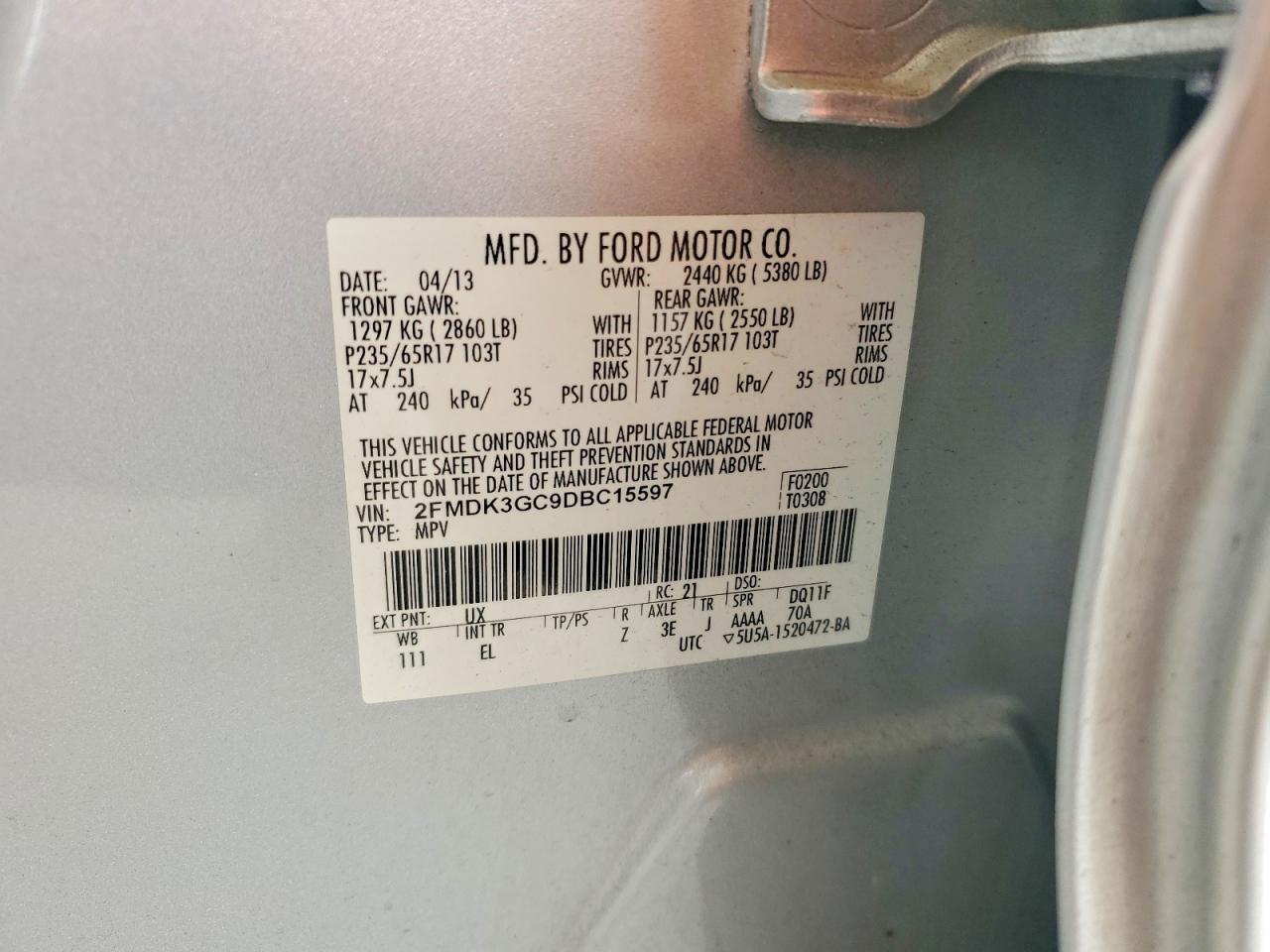 2013 Ford Edge se