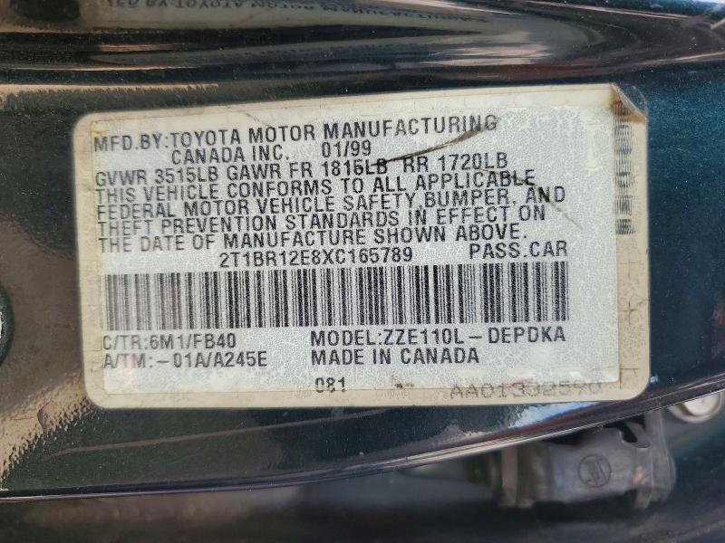 1999 Toyota Corolla ve