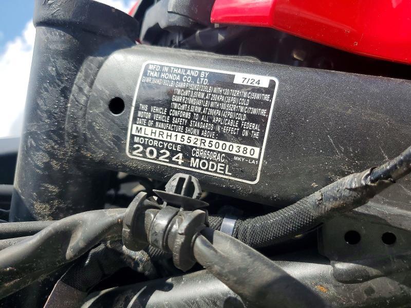 2024 Honda CBR650 R