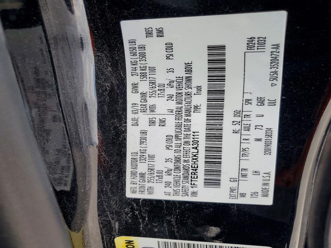 2019 Ford Ranger XL