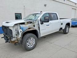 Salvage trucks for sale at Farr West, UT auction: 2021 Chevrolet Silverado K3500 LT