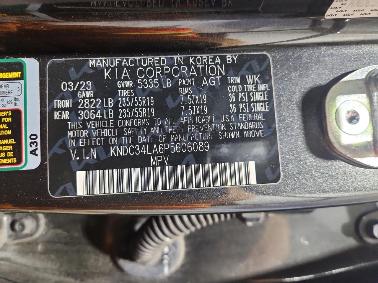 2023 KIA EV6 Wind