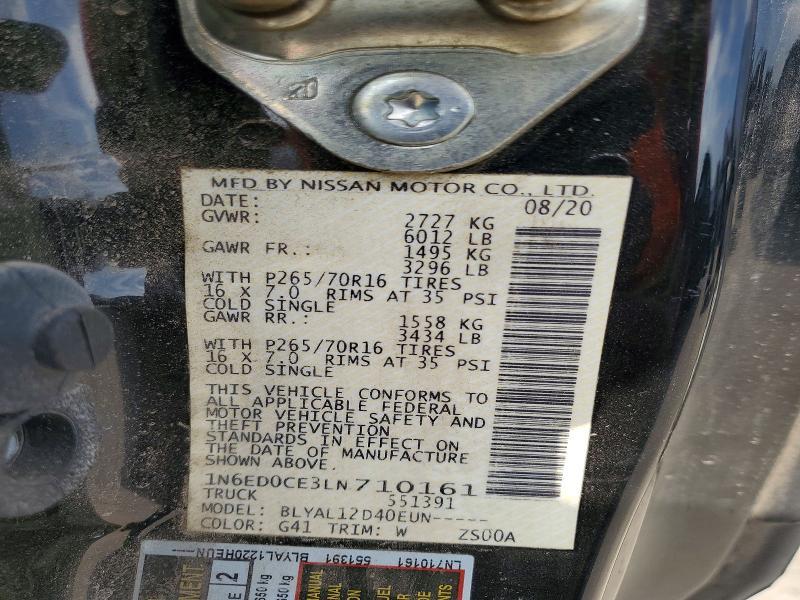 2020 Nissan Frontier S