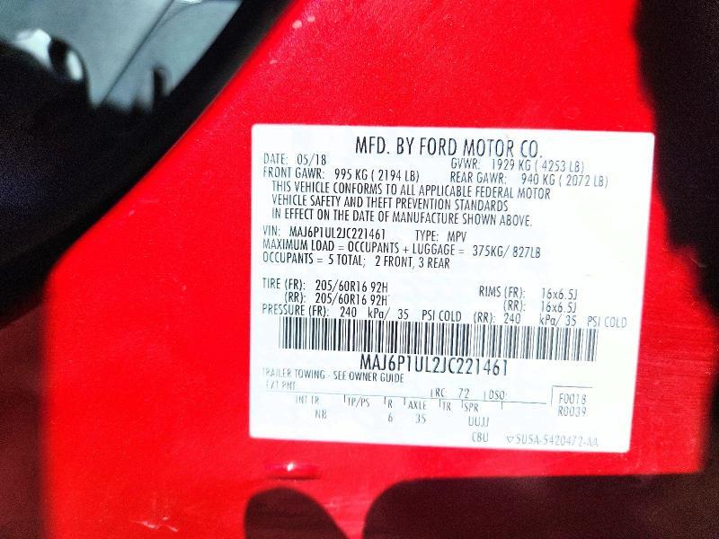 2018 Ford Ecosport se