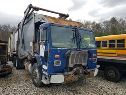 Salvage trucks for sale at West Warren, MA auction: 2017 Peterbilt 520 Refuse Truck
