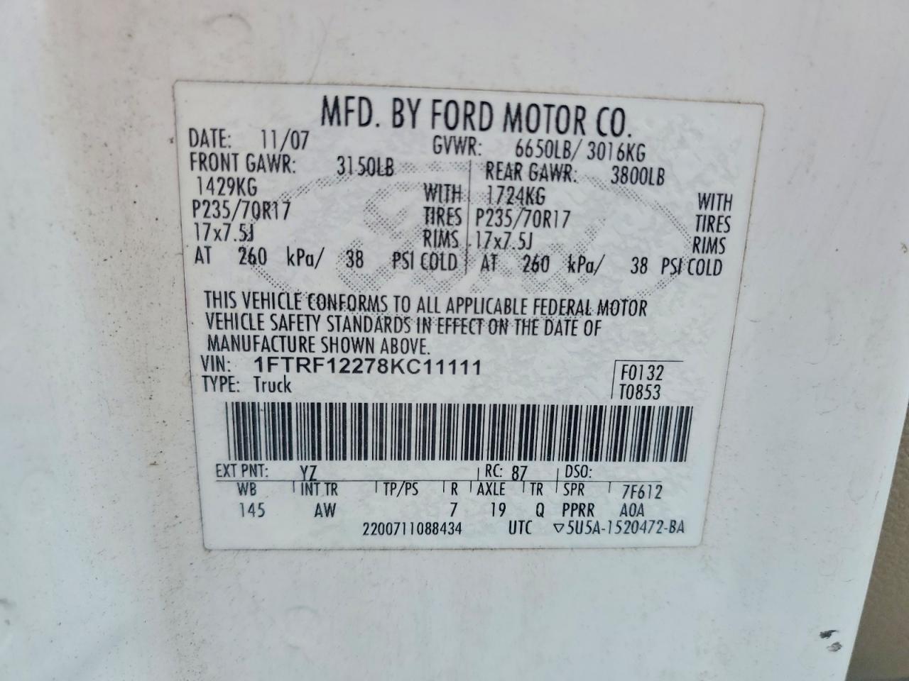2008 Ford F-150
