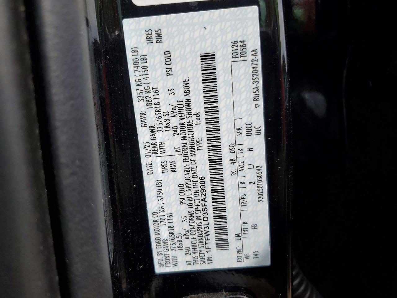 2025 Ford F150 XLT
