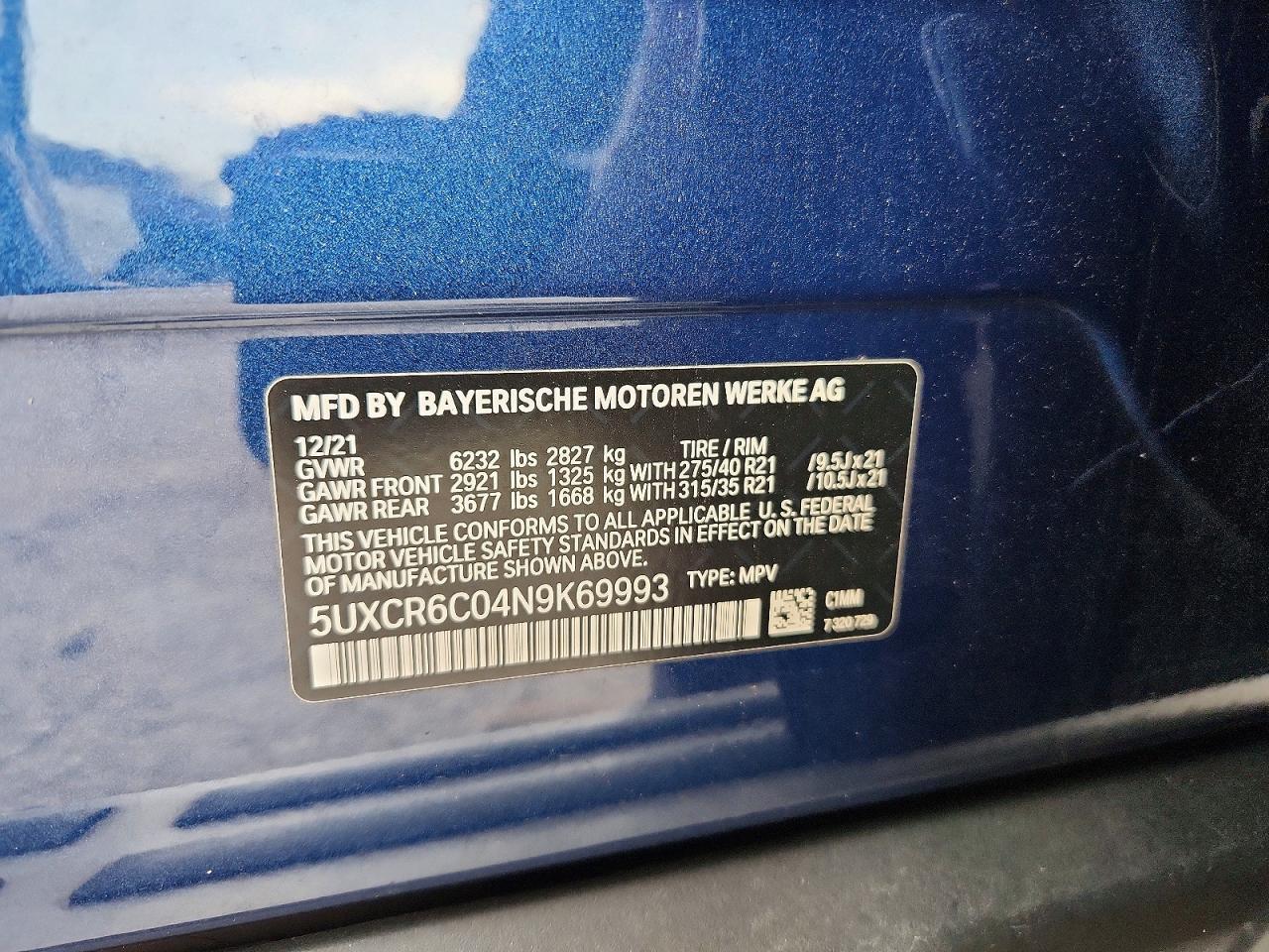 2022 BMW X5 Xdrive40i
