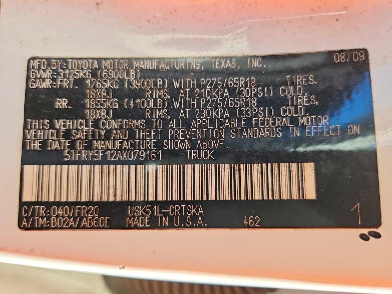 2010 Toyota Tundra Grade