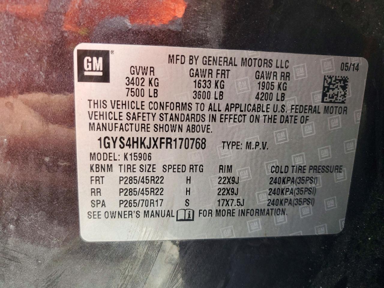 2015 Cadillac Escalade esv Luxury