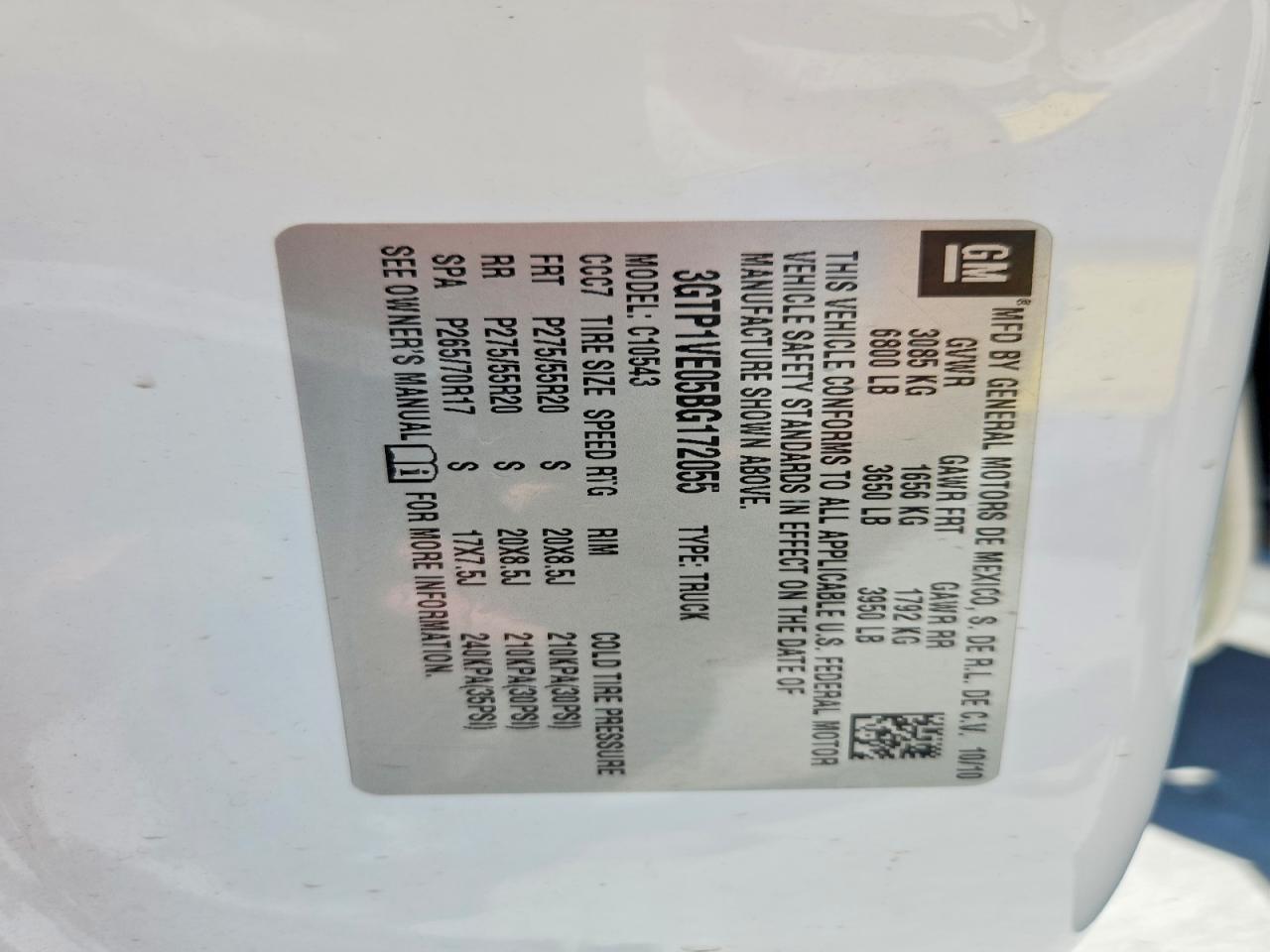 2011 GMC Sierra C1500 SLE