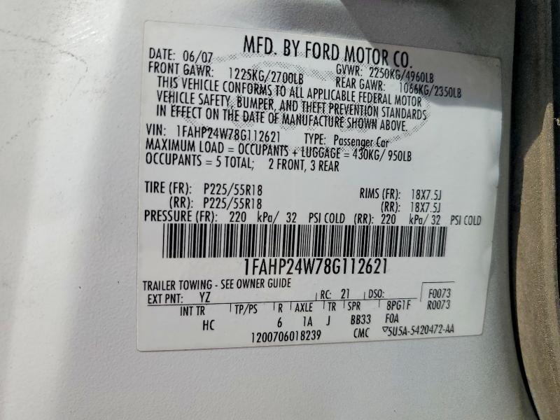 2008 Ford Taurus sel