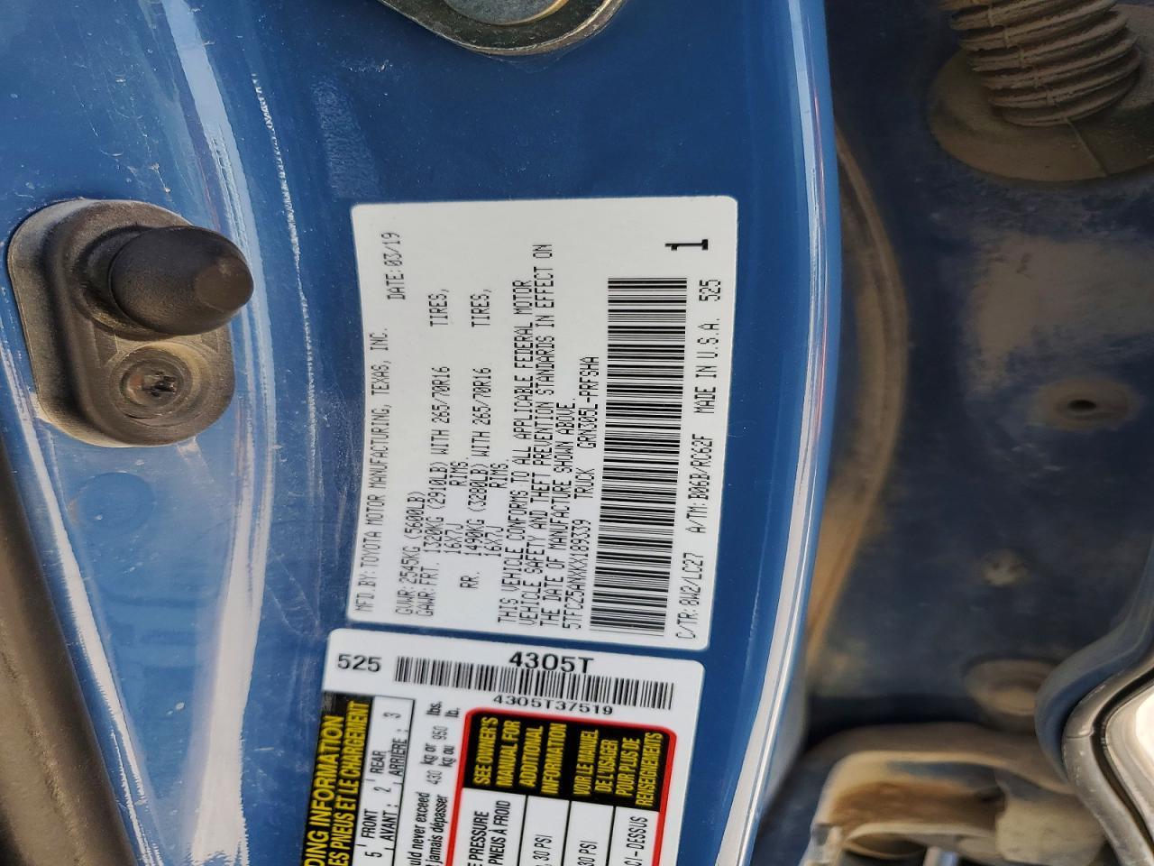 2019 Toyota Tacoma TRD OFF-Road