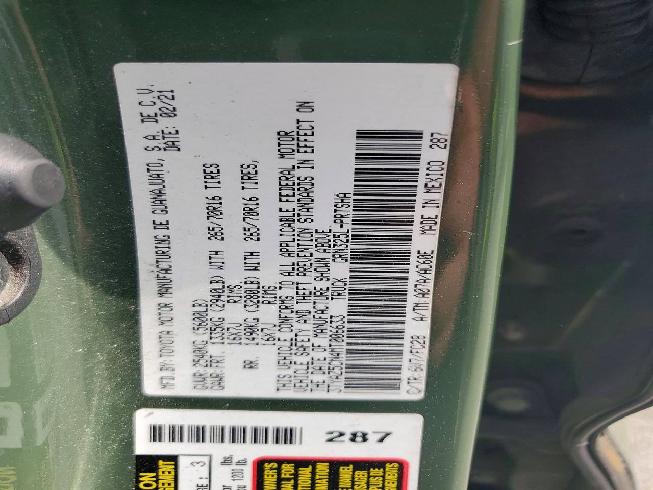 2021 Toyota Tacoma SR5 V6