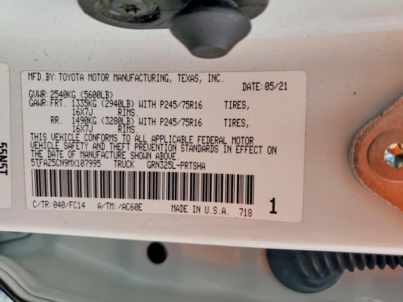 2021 Toyota Tacoma SR5 V6