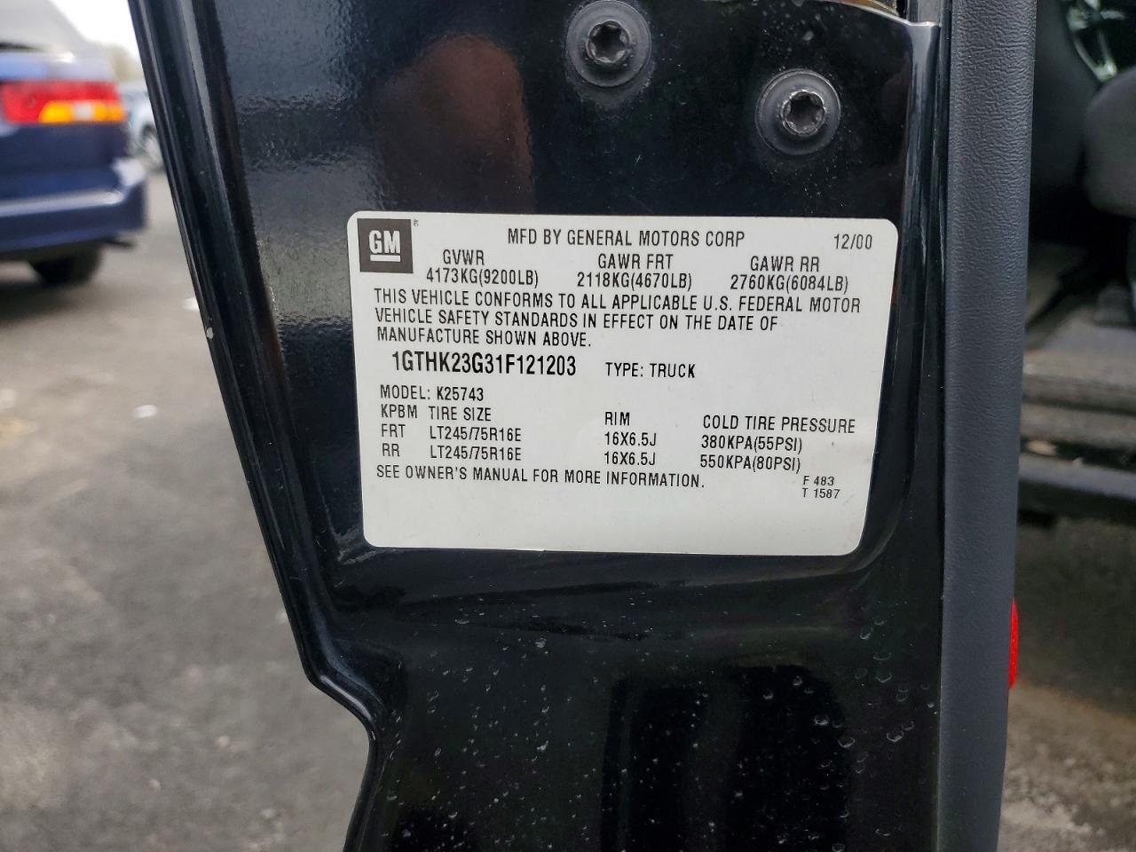 2001 GMC Sierra K2500 Heavy Duty