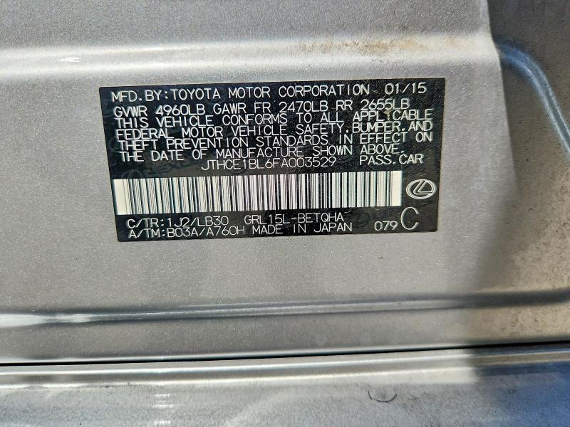 2015 Lexus Gs 350 Base