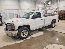 Salvage trucks for sale at Wayland, MI auction: 2018 Chevrolet Silverado C1500
