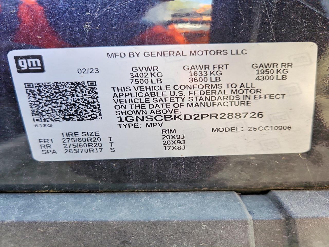 2023 Chevrolet Suburban C1500 ls