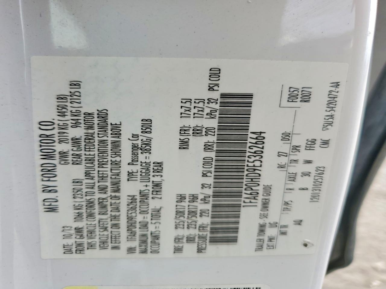 2014 Ford Fusion se