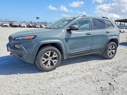 Jeep Vehiculos salvage en venta: 2015 Jeep Cherokee Trailhawk