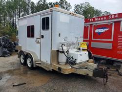 Salvage cars for sale from Copart Gaston, SC: 2003 Feathrlite 2003 Featherlite Fiber Optic Splicing Trailer