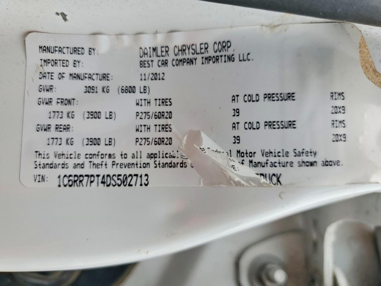 2013 Dodge RAM 1500 Longhorn