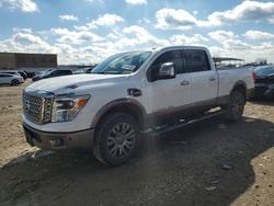 Salvage trucks for sale at Kansas City, KS auction: 2017 Nissan Titan XD Platinum Reserve