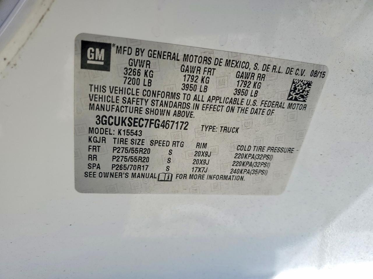 2015 Chevrolet Silverado K1500 LTZ
