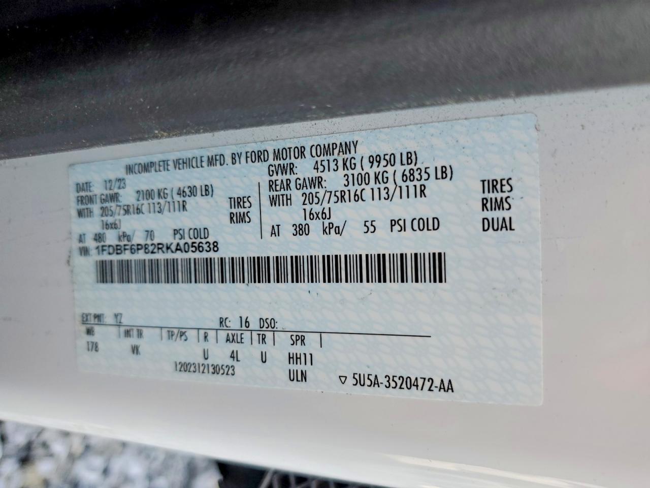 2024 Ford Transit Delivery Truck