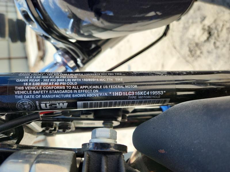 2019 Harley-Davidson XL1200 X